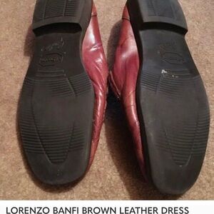 lorenzo Brown Leather Dress Shoes